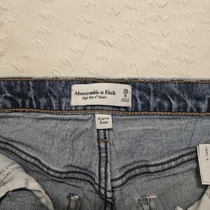 Abercrombie and fitch High Rise 4 inch Curve Love Shorts